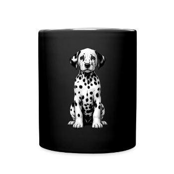 Dalmatiner Hunde Liebhaber Hundebesitzer - Tasse einfarbig - Schwarz - Vorne