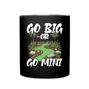 Golf Golf Golfer Golf Course - Full Colour Mug - black - Front
