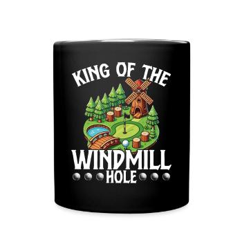 Golf Golf Golfer Golf Course - Full Colour Mug - black - Front