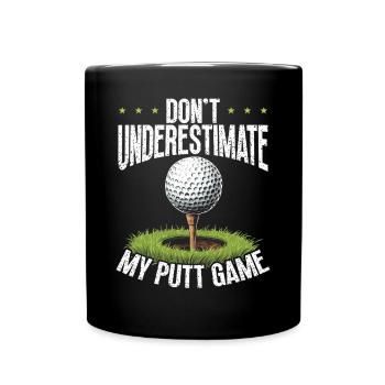 Golf Golf Golfer Golf Course - Full Colour Mug - black - Front