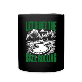 Golf Golf Golfer Golf Course - Full Colour Mug - black - Front