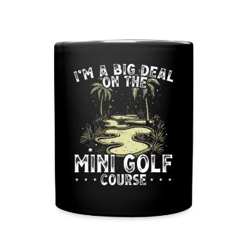 Golf Golf Golfer Golf Course - Full Colour Mug - black - Front