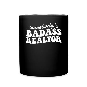 Real Estate Agent Real Estate Agent Gift - Full Colour Mug - black - Front