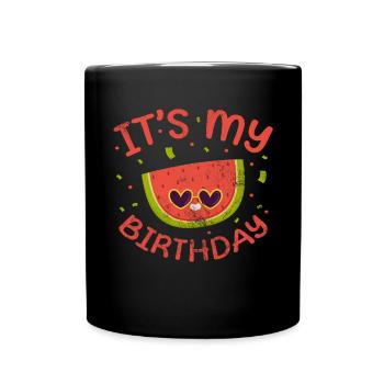 Watermelon - Full Colour Mug - black - Front
