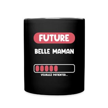 Mother-to-be, mother-in-law, mother-in-law gift - Full Colour Mug - black - Front