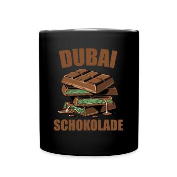 Dubai Dab my Chocolate - Full Colour Mug - black - Front
