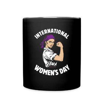 Journée internationale de la femme - Cadeau - Mug uni - noir - Devant