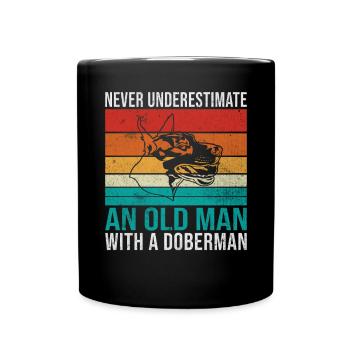 Cadeaux Doberman - Mug uni - noir - Devant