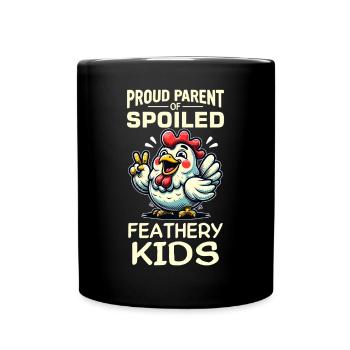 Poulets Poulets - Mug uni - noir - Devant