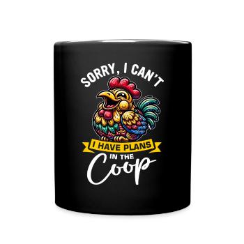Poulets Poulets - Mug uni - noir - Devant