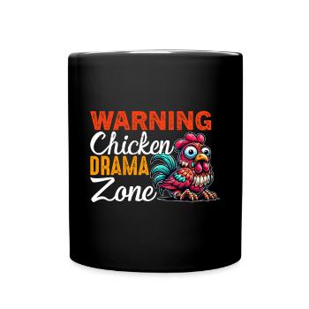 Chicken Chickens - Full Colour Mug - black - Front