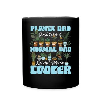 Plant Lover Gardening Dad Plants - Tasse einfarbig - Schwarz - Vorne