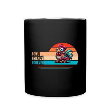 Poulets Poulets - Mug uni - noir - Devant
