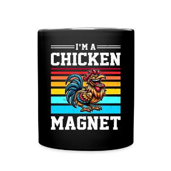 Poulets Poulets - Mug uni - noir - Devant