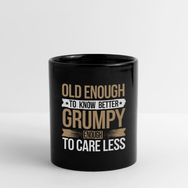 Grumpy Old Man Grumpy Full Colour Mug