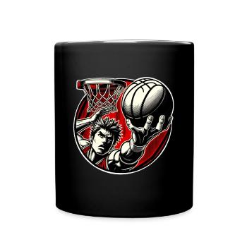 Basket-ball Joueurs de basket-ball - Mug uni - noir - Devant