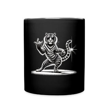 Tigre à bascule – Wild & Cool - Mug uni - noir - Devant