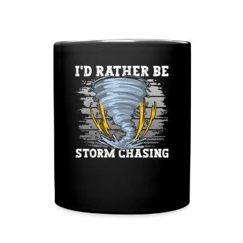 Tornado Storm Hunter - Full Colour Mug - black - Front