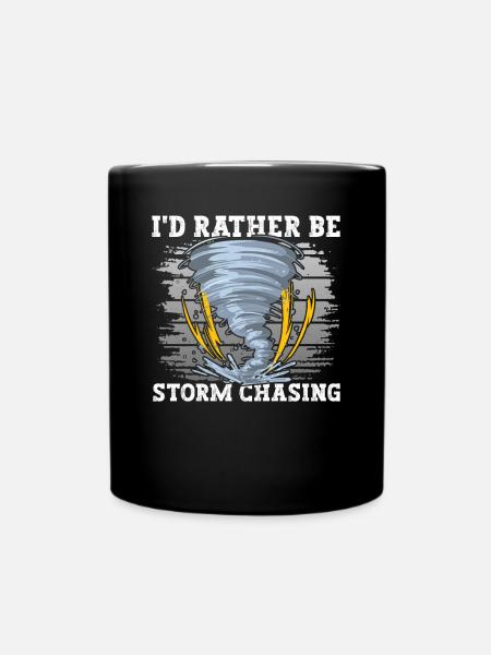 Tornado Sturm Jäger - Tasse einfarbig - Schwarz