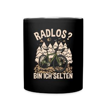 Wheelless MTB - Full Colour Mug - black - Front