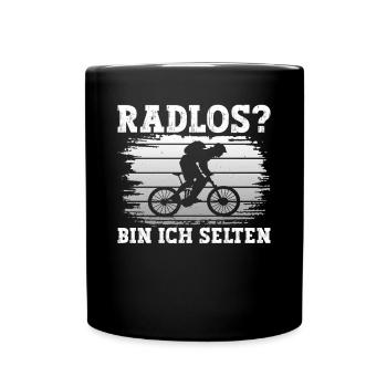 Cyclists Cycleless - Full Colour Mug - black - Front