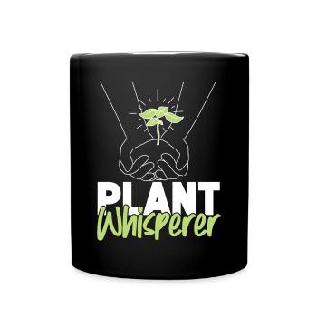 Plant Lover Gardening Plant - Full Colour Mug - black - Front