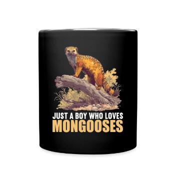Mongoose's Mongoose - Full Colour Mug - black - Front