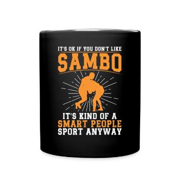 Sambo Wrestler Sambo Martial Arts Combat Sambo - Full Colour Mug - black - Front