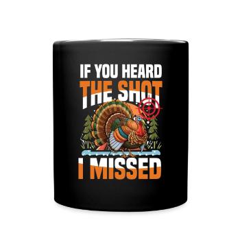 Aventure de chasse à la dinde : Je veux juste chasser la dinde - Mug uni - noir - Devant