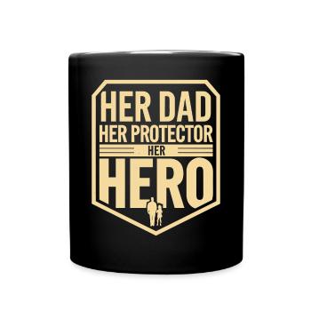 Geschenke Zum Vatertag Für Papa - Tasse einfarbig - Schwarz - Vorne
