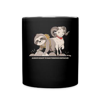 Aries Zodiac Soth Always Ready Obstacles - Full Colour Mug - black - Front