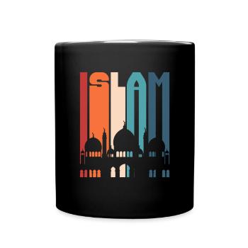 Muslim Islam Allah Ramadan Kareem Gift - Full Colour Mug - black - Front