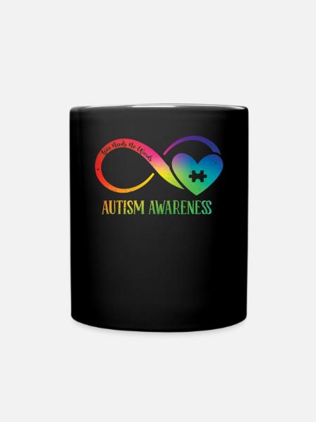 Autismus - Tasse einfarbig - Schwarz