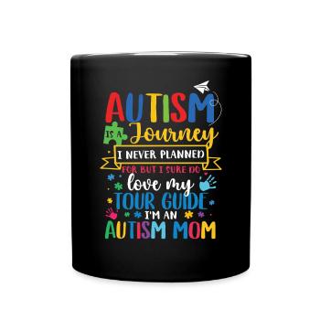 Journée de sensibilisation à l’autisme Cadeau autiste - Mug uni - noir - Devant