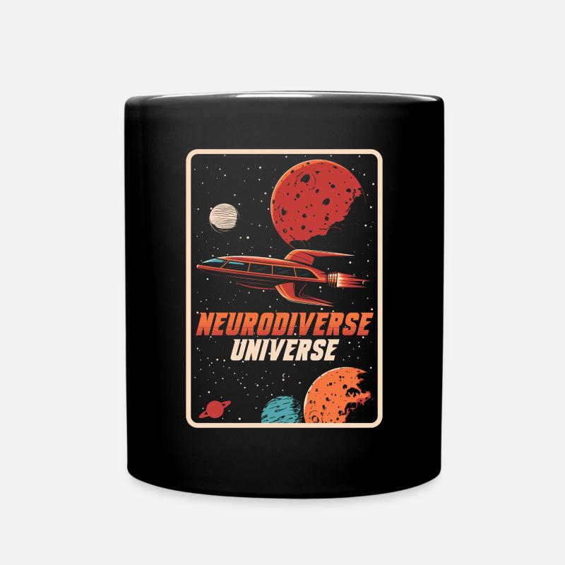 Autismus Awareness Day Autist Geschenk - Tasse einfarbig - Schwarz