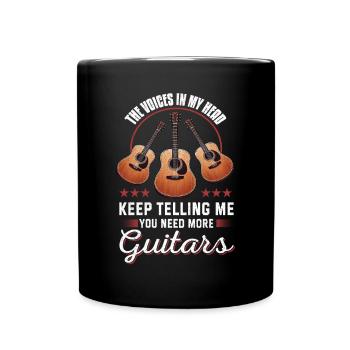 Gitarrist Musiker Gitarrenmusik - Tasse einfarbig - Schwarz - Vorne