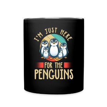 Penguine Vogelliebhaber Penguin -Enthusiast - Tasse einfarbig - Schwarz - Vorne