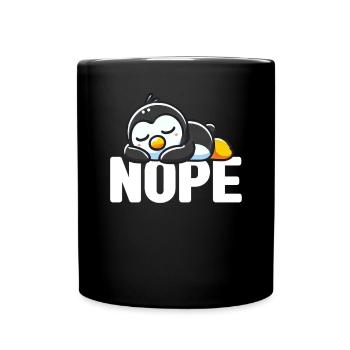 Penguine Vogelliebhaber Penguin -Enthusiast - Tasse einfarbig - Schwarz - Vorne