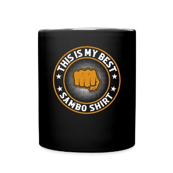 This is my best Sambo shirt Sambo Fighter Sambo - Full Colour Mug - black - Front