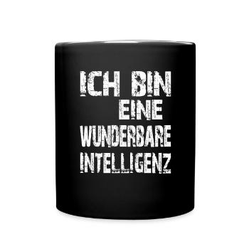 AI Saying I'm a Wonderful Intelligence - Full Colour Mug - black - Front