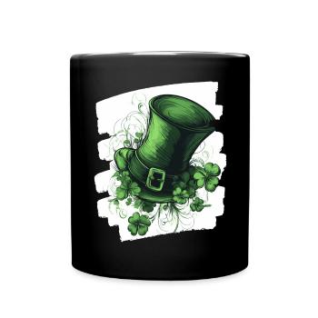 St. Patricks day - Tasse einfarbig - Schwarz - Vorne