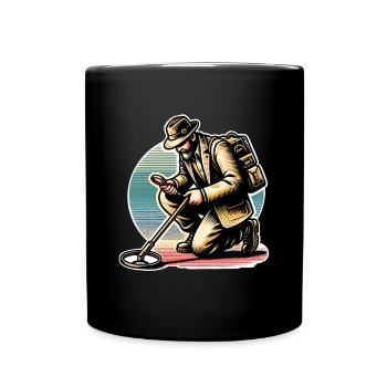 Détecteur de métaux de sonde - Mug uni - noir - Devant