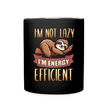 Sloths, Animal Lover, Sloth Lover, Lazy Sloth - Full Colour Mug - black - Front