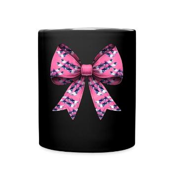 Coquette Bogen Snowboarding Mütter Tag Snowboarder - Tasse einfarbig - Schwarz - Vorne