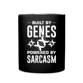 Test ADN génétique Crispr Microbiology - Mug uni - noir - Devant