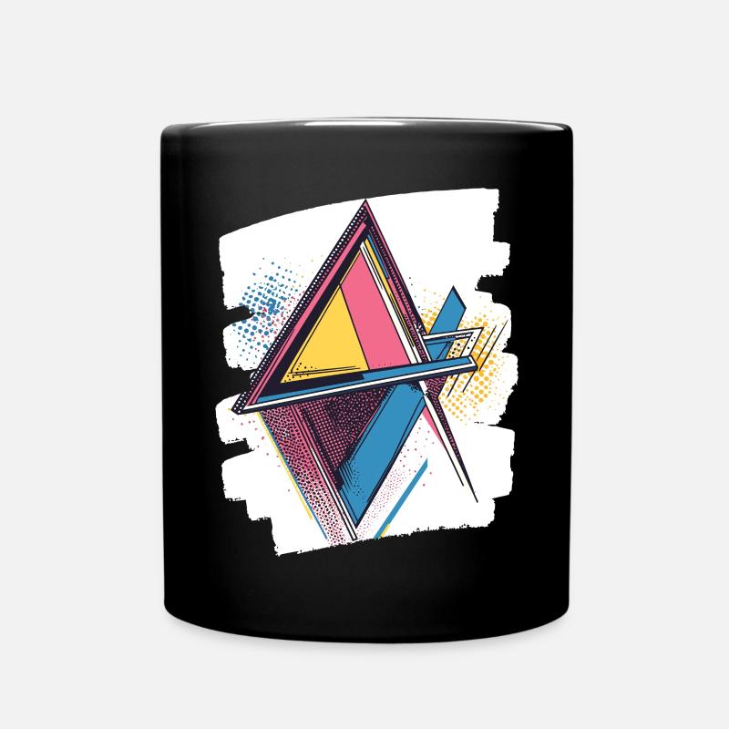 80s - Tasse einfarbig - Schwarz