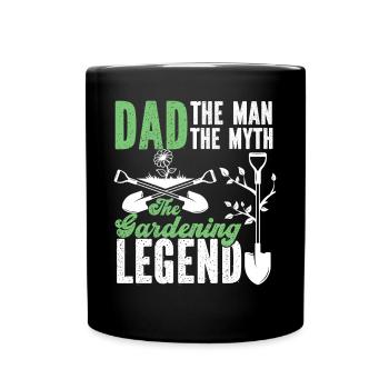 Amoureux des plantes Jardinage Papa Papa Le - Mug uni - noir - Devant