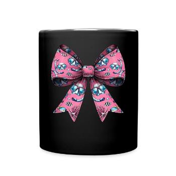 Coquette Bow Schnorcheln Schnorchel Mütter Tag - Tasse einfarbig - Schwarz - Vorne