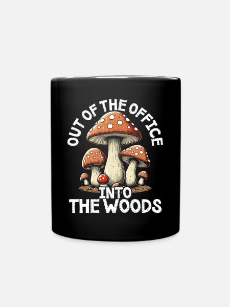 Cueilleurs de champignons Cueilleurs de champignons Cueilleurs de champignons Cueilleurs de champignons - Mug uni - noir