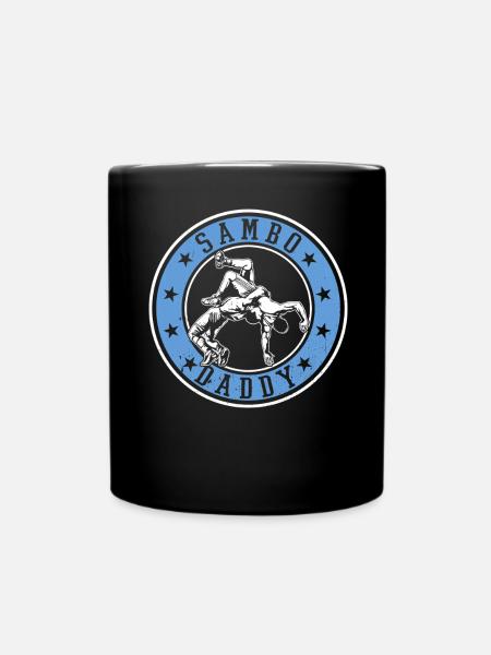 Sambo Daddy Sambo Fighter Daddy Sambo Wrestler - Tasse einfarbig - Schwarz